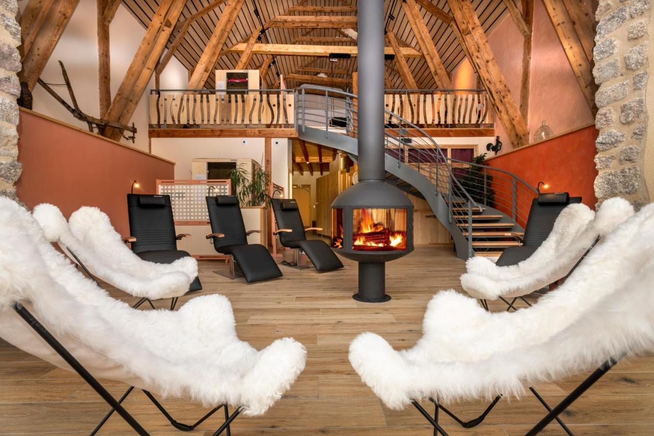 Hotel Restaurant De La Poste Et La Grange Detente, Espace Bien-Etre Châteauneuf-de-Randon Exteriér fotografie